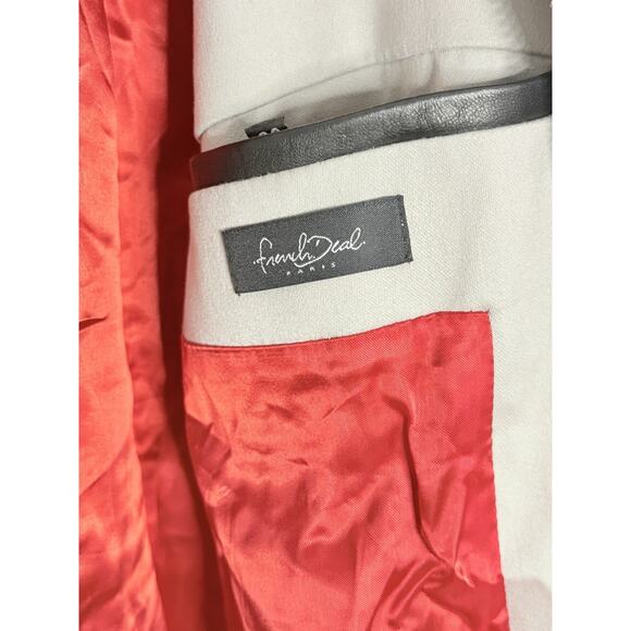 French Deal Paris Men’s Bomber Jacket Beige size 3xl - Picture 5 of 6